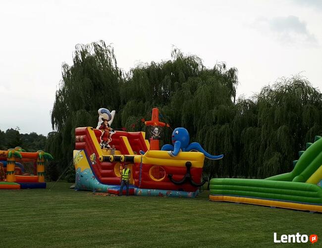 dmuchańce, zjeżdżalnia