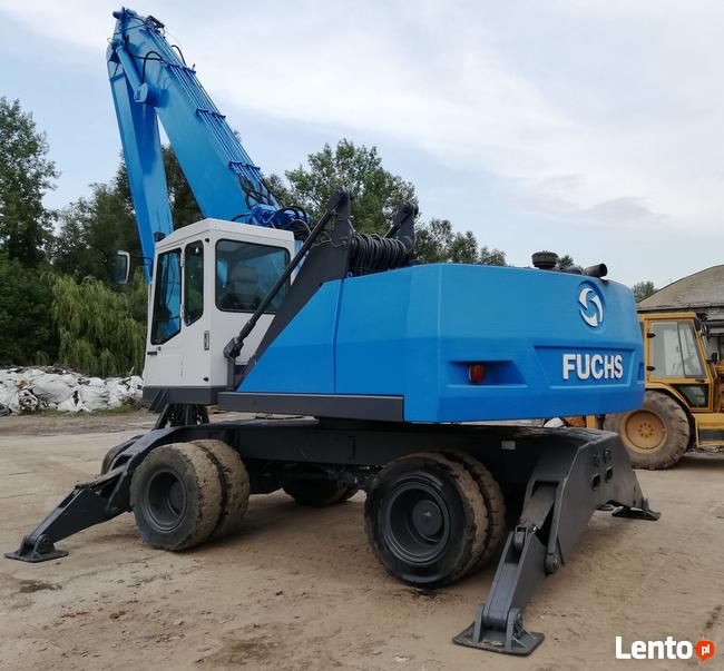 Wynajem koparki kołowej, przeładunkowej Fuchs MHL 350