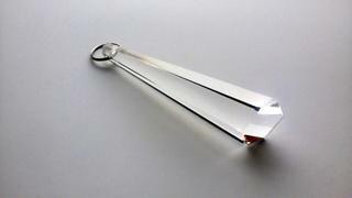 Wisior kryształowy HD355 dł 7.6 cm