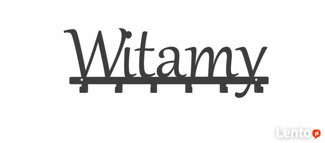 Wieszak ścienny na ubrania model Witamy 1