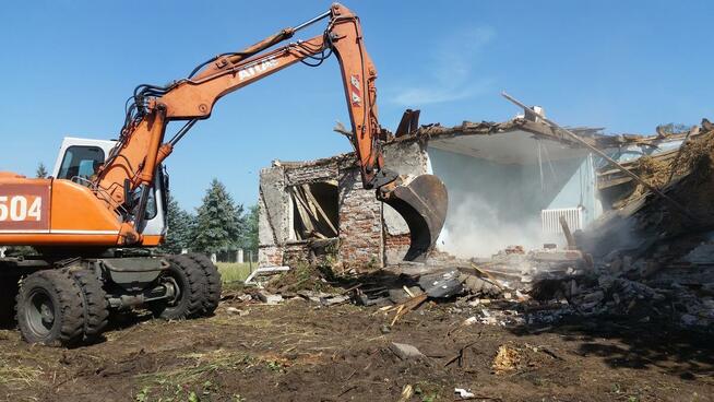 Prace ziemne, wykopy, wyrywanie karp, rozbiórki, niwelacje