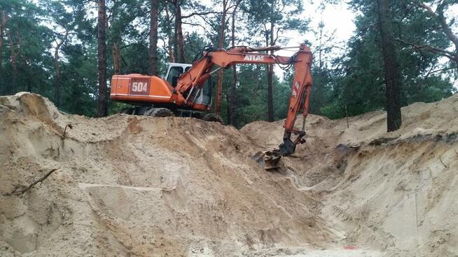 Prace ziemne, wykopy, wyrywanie karp, rozbiórki, niwelacje