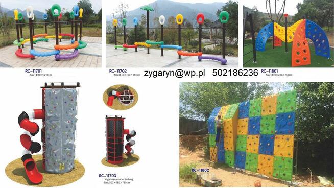 Sprzedaż place zabaw, siłownie, zabawki.