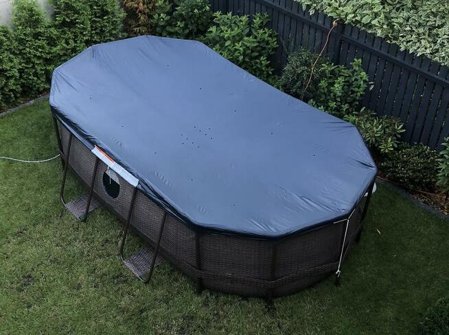 Basen stelażowy OWALNY stelażowy Bestway 427x250x100 OKNA Te