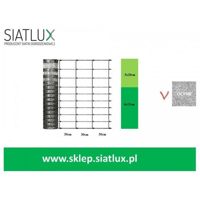 Siatka leśna ocynkowana H=1,5m