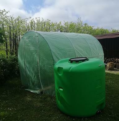 Zbiornik na wodę deszczówkę 1000l zbiornik naziemny