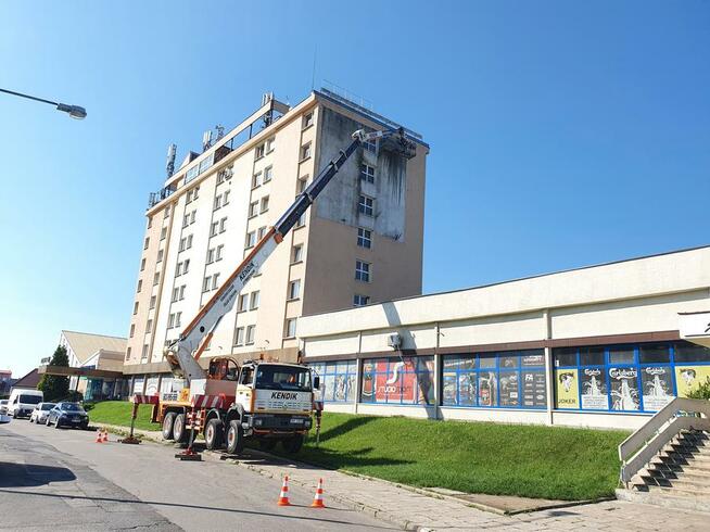 Wynajem zwyżek podnośników koszowych do 46m dźwig 100t