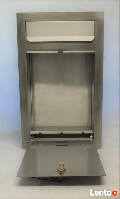 Skrzynka na listy - w całości INOX - WPUSZCZANA W MUR