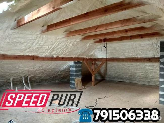 Piana PUR Ocieplanie Poddasze Wiązary Dach Strop Piła