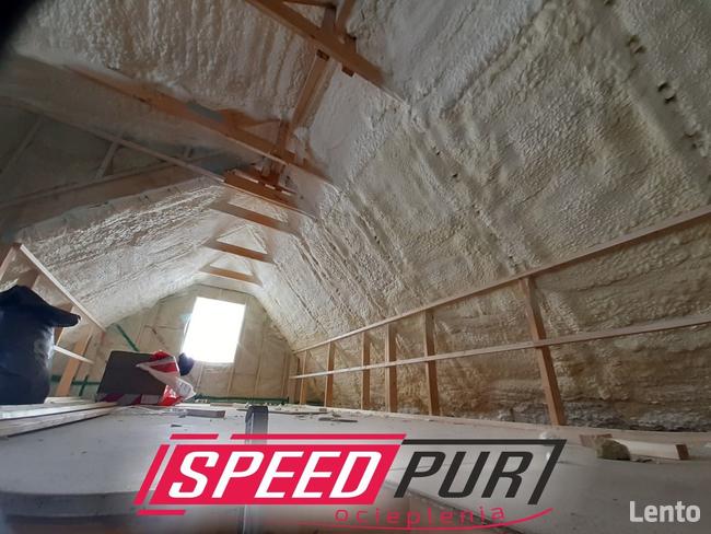 Piana PUR Ocieplanie Poddasze Wiązary Dach Strop Piła