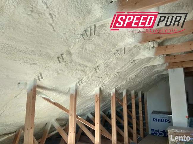 Piana PUR Ocieplanie Poddasze Wiązary Dach Strop Piła