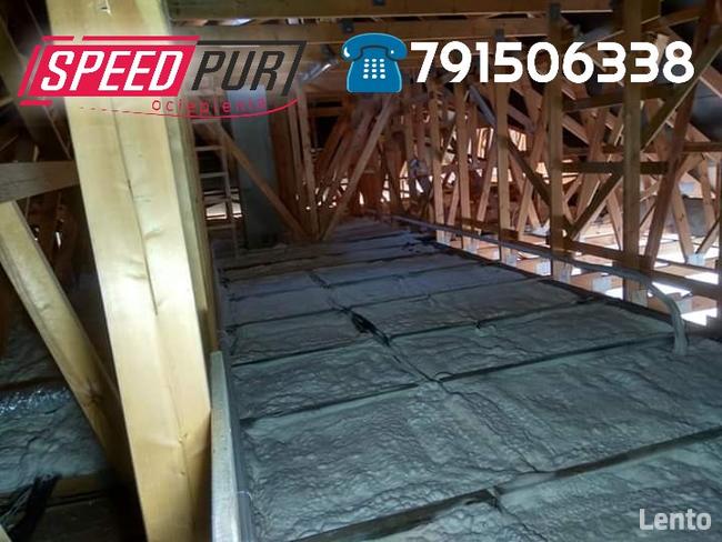 Piana PUR Ocieplanie Poddasze Wiązary Dach Strop Piła