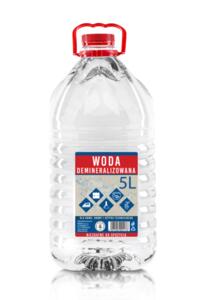 Woda demineralizowana 5 l - (Paleta Euro160 szt.) - 5,99 PLN