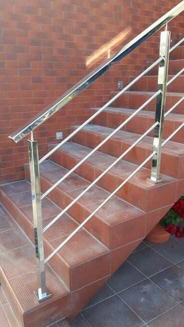 Balustrady ze stali nierdzewnej, szklane, balkony, schody