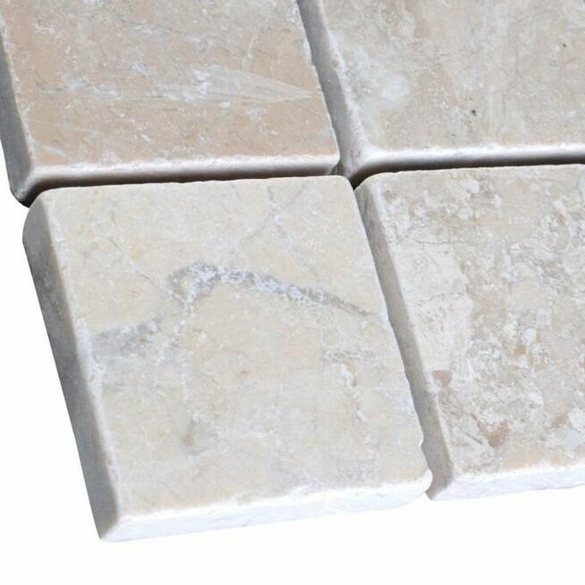 Mozaika marmurowa QueenBeige bębnowana 30,5x30,5x1cm