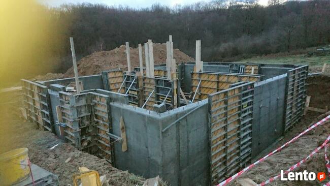 Szalunki ścienne stropowe fundamentowe słupowe - wynajem