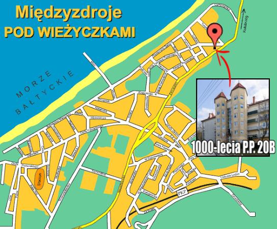 Międzyzdroje - apartament „Pod wieżyczkami” – 150 m od plaży