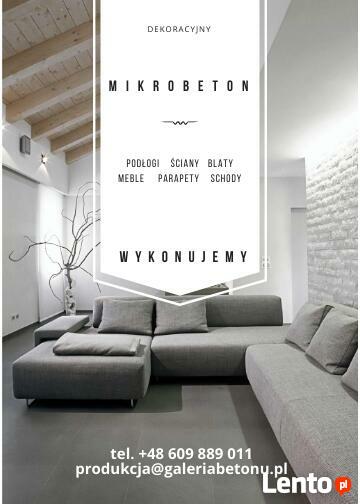 posadzka nie żywiczna mikrocement mikrobeton