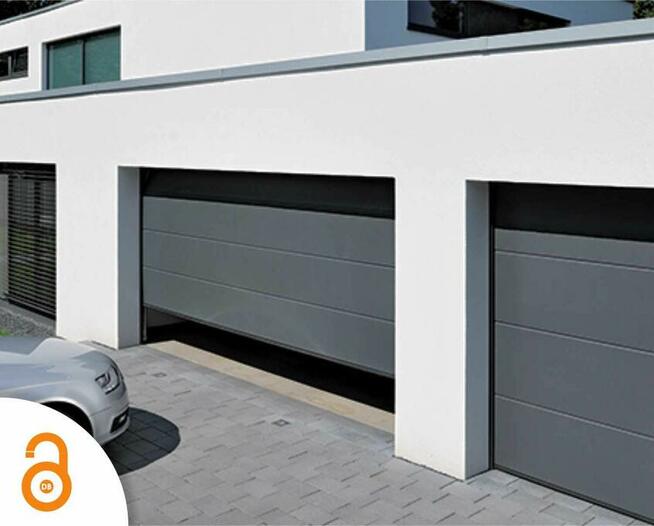 Brama garażowa segmentowa z napędem - DOSTAWA 0 zł!