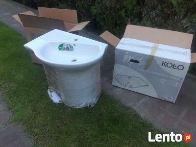 szafka z umywalką impuls naroznikowa komplet koło