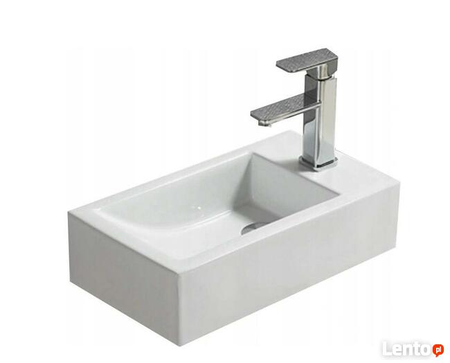 UMYWALKA ceramiczna 45x25 ŚCIENNA / NABLATOWA Prawa / Lewa