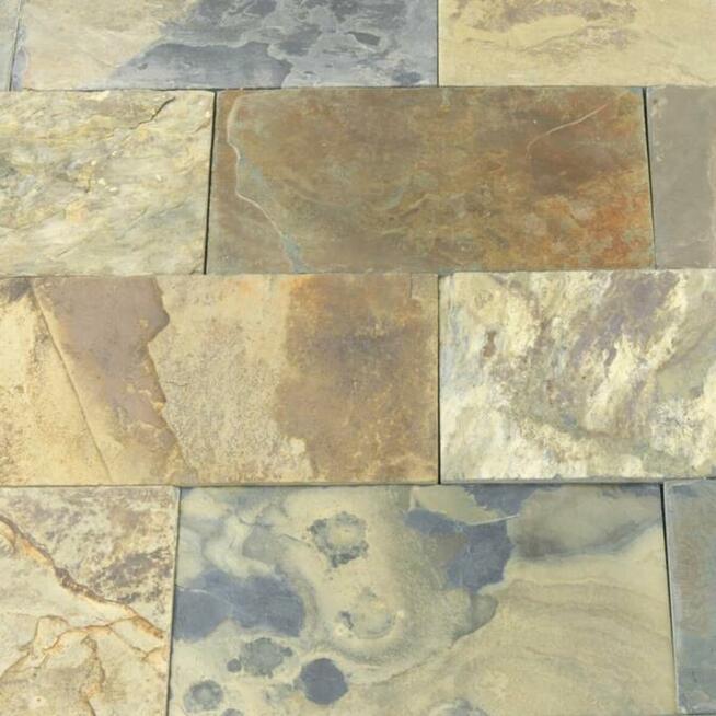 Płytki Łupek California Gold naturalny 30x10x1 cm