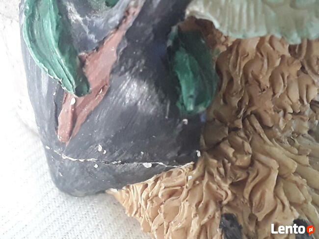 Miś misia ogrodniczka kwiat łopatka