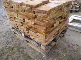 Kamień na ścieżki ścieżkowy cięty ogrodowy na schody