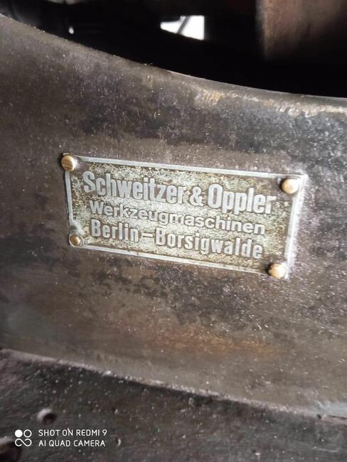 Stara przedwojenna niemiecka tokarka .Stan dobry, działa