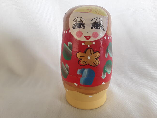 Figurka matrioszka baba w babie 5 części