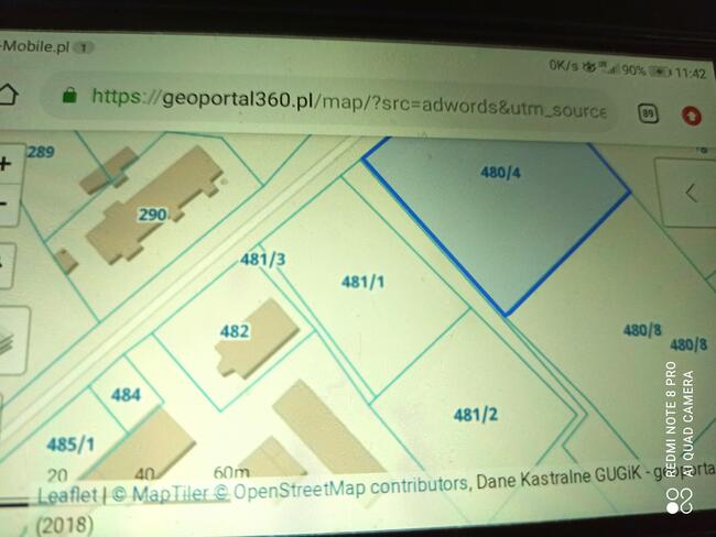 Działka budowlano-rolna 3021mkw.B-RIIIa JezioroBabińskie