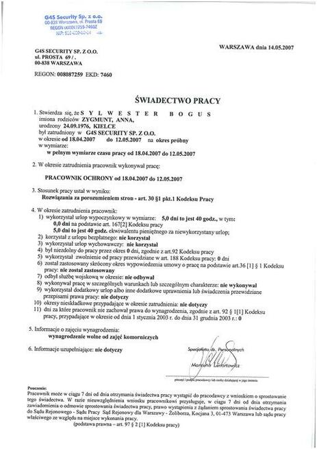 Niepełnosprawny z j. angielskim szuka pracy w ochronie