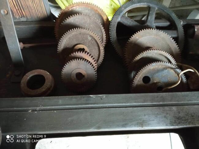 Stara przedwojenna niemiecka tokarka .Stan dobry, działa