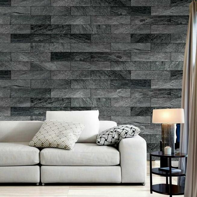 Płytki Kwarcyt Silver Grey naturalny 10x30x0,8-1,3