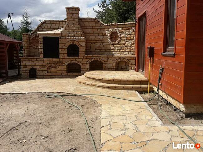 Kamień na ścieżki ścieżkowy cięty ogrodowy na schody