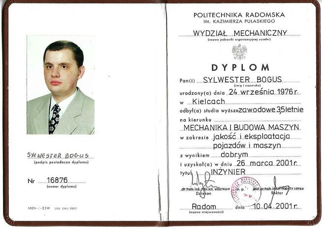 Niepełnosprawny z j. angielskim szuka pracy w ochronie