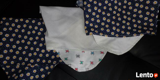 Chusteczki na główke wiązane plus gumki