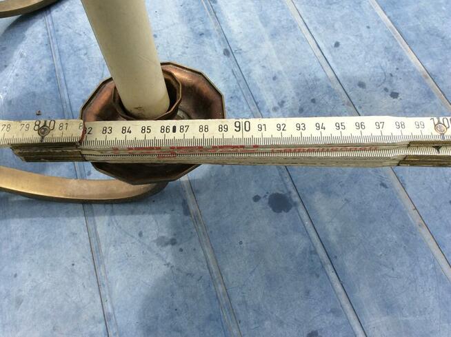 Żyrandol mosiężny, lampa wisząca