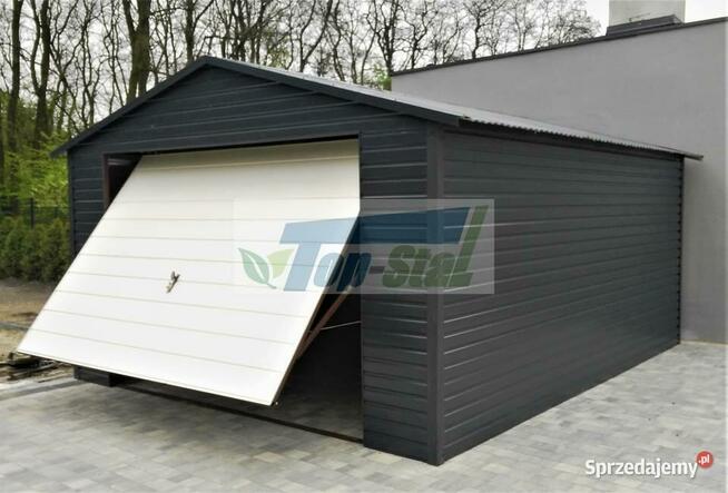 GARAŻ Blaszany DOWOLNY Kolor KAŻDY WYMIAR Profil Zamknięty