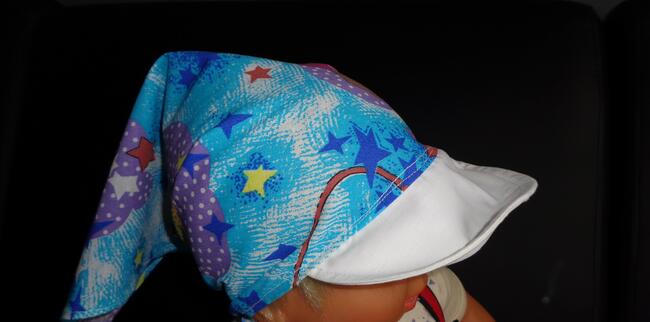 Chusteczki na główke wiązane plus gumki