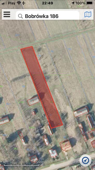 Działka siedliskowa budowlano-rolna 3100 m2