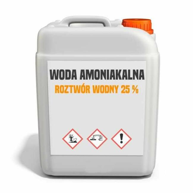 Woda amoniakalna 25% – 22–900 kg – Wysyłka kurierem