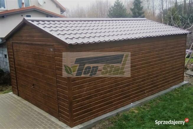 GARAŻ Blaszany DOWOLNY Kolor KAŻDY WYMIAR Profil Zamknięty