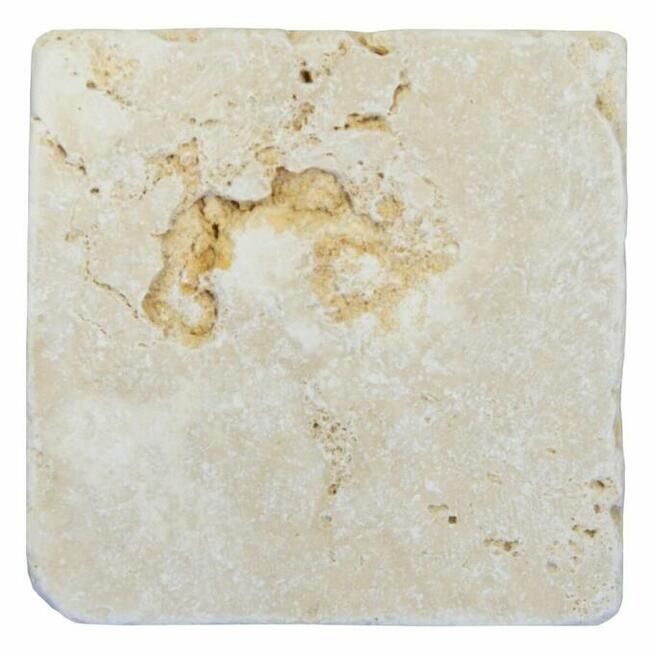 Kostki Trawertyn Classic bębnowany 10x10x1 cm