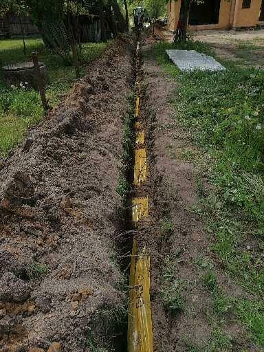 Przyłącza Wod-Kan Gaz Minikoparka Przewierty Pod Drogą