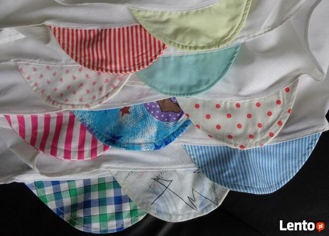 Chusteczki na główke wiązane plus gumki