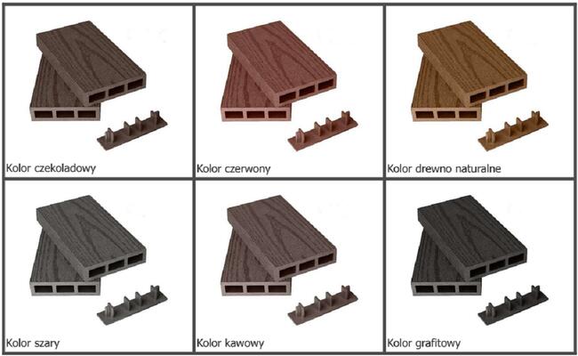 deska-sztacheta kompozytowa ogrodzeniowa 80/20 WPC