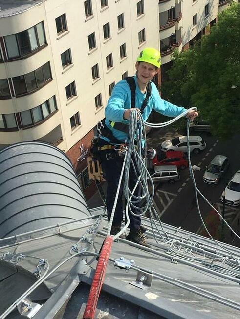 Usługi alpinistyczne, arborysta, alpinista przemyslowy