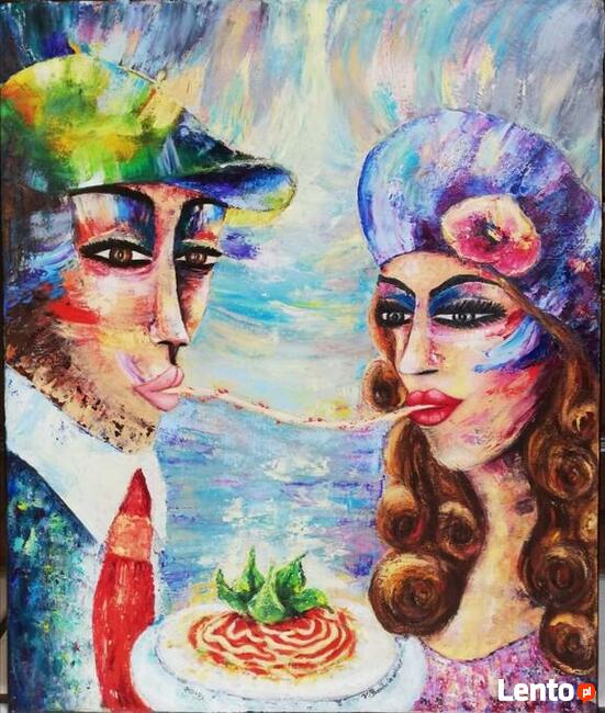 obraz olejny, abstrakcja