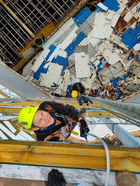 Usługi alpinistyczne, arborysta, alpinista przemyslowy